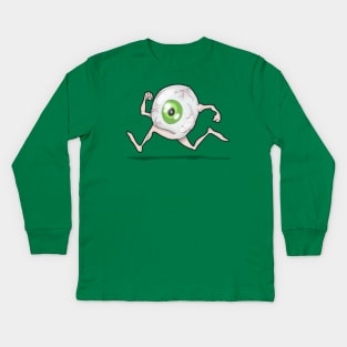 eye run Kids Long Sleeve T-Shirt